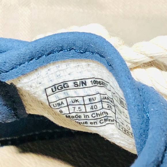 ❤️CLEARANCE🌺NWOT UGG Catrin Blue Espadrilles - Picture 11 of 13